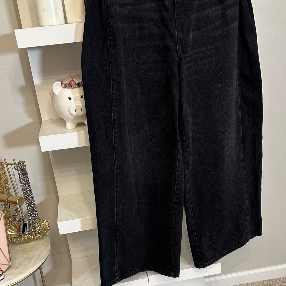 Wide Leg Black Jeans for Women - Picture 5 of 5
